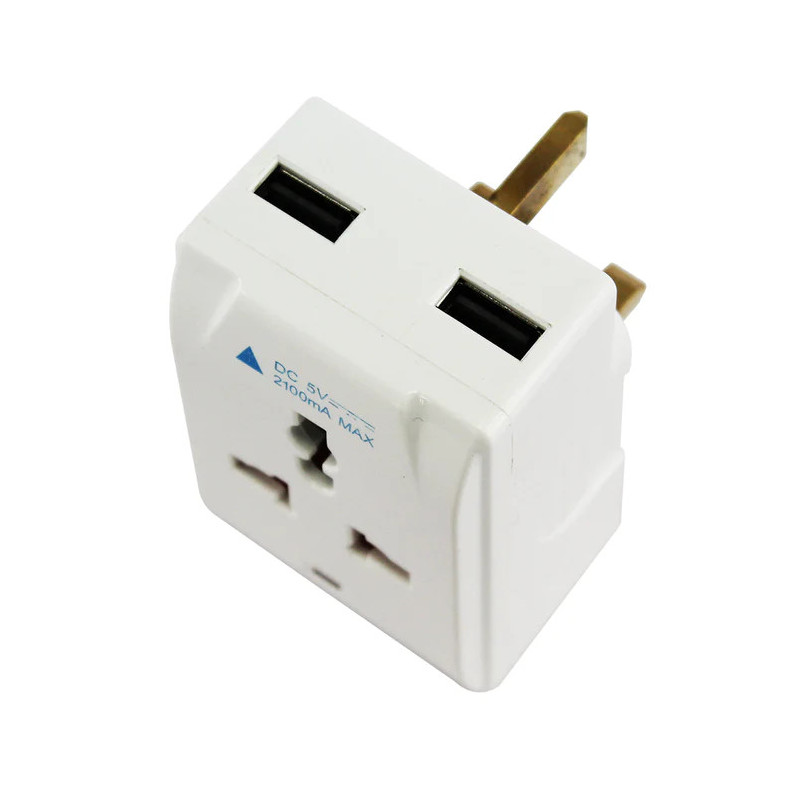 Multiplug With  USB 13Amps 3Pin