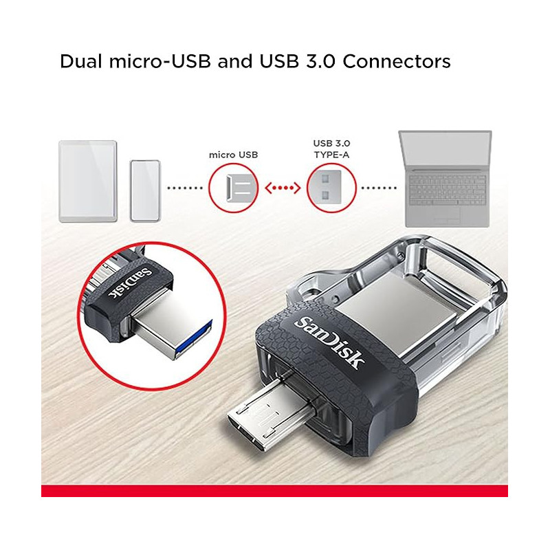Sandisk Sddd3 Ultra Dual Otg Usb 16Gb Flash Drive