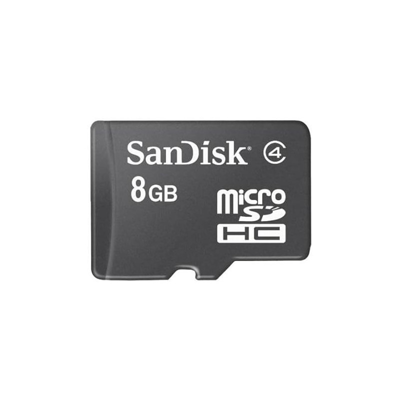 SanDisk 8GB Memory Card With SD Adapter