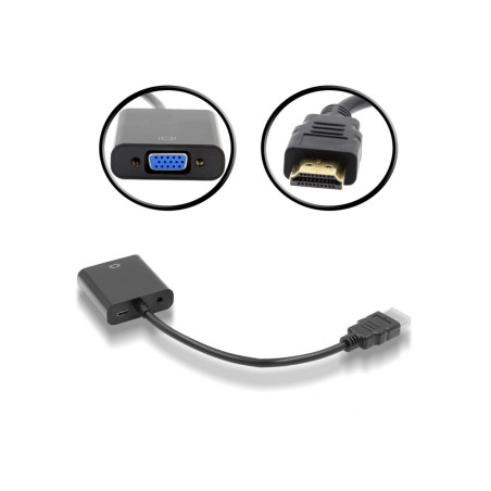 Tesla HDMI to VGA Adapter (HDMI-VGA Adaptor)