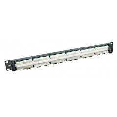 24 Port Patch Panel UTP Cat6A Network