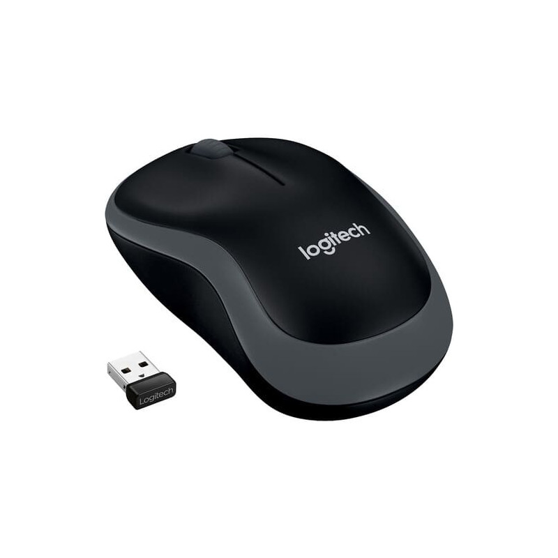 Logitech M185 Wireless Mouse, 2.4GHz with USB Mini Receiver, 1000 DPI Optical Tracking, Ambidextrous PC/Mac/Laptop