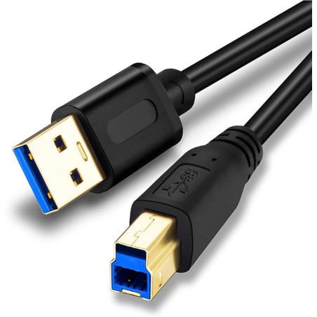 USB 3.0 Cable A Male to B Male 3Ft,Superspeed USB 3.0 Male to B Male Cable - for Printers